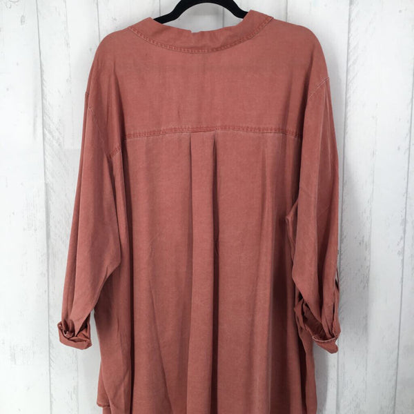 3X Button down l/s top