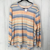 3X Striped l/s tee