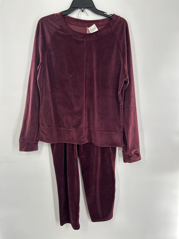 XL 2Pc Velour lounge set