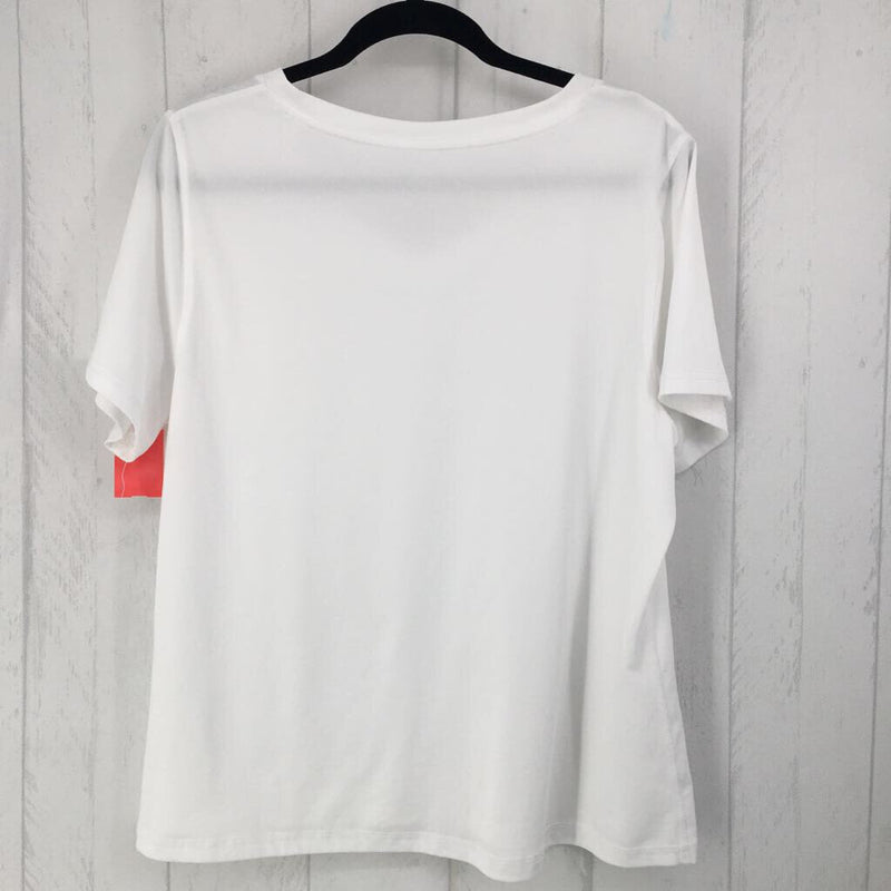 1x s/s v-neck top