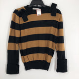 XS Striped bow detail sweater