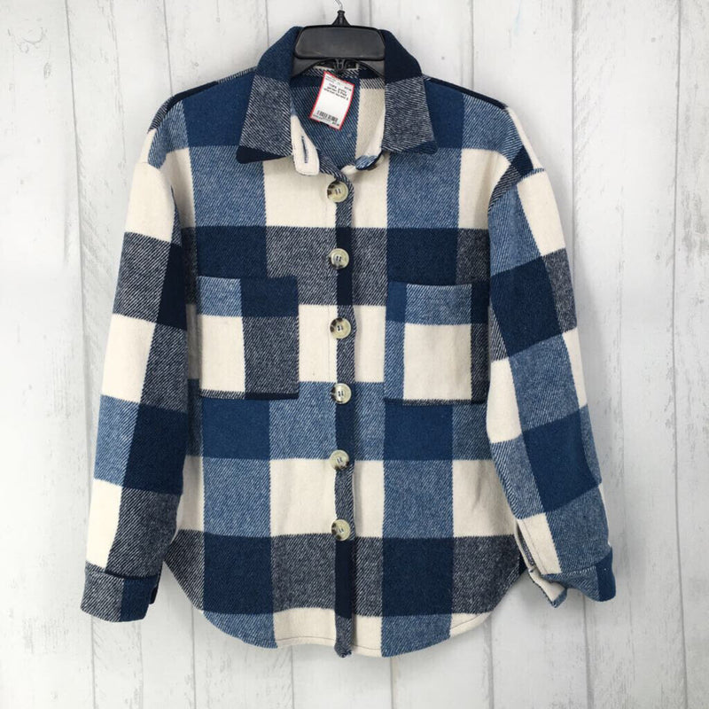 S Plaid shacket