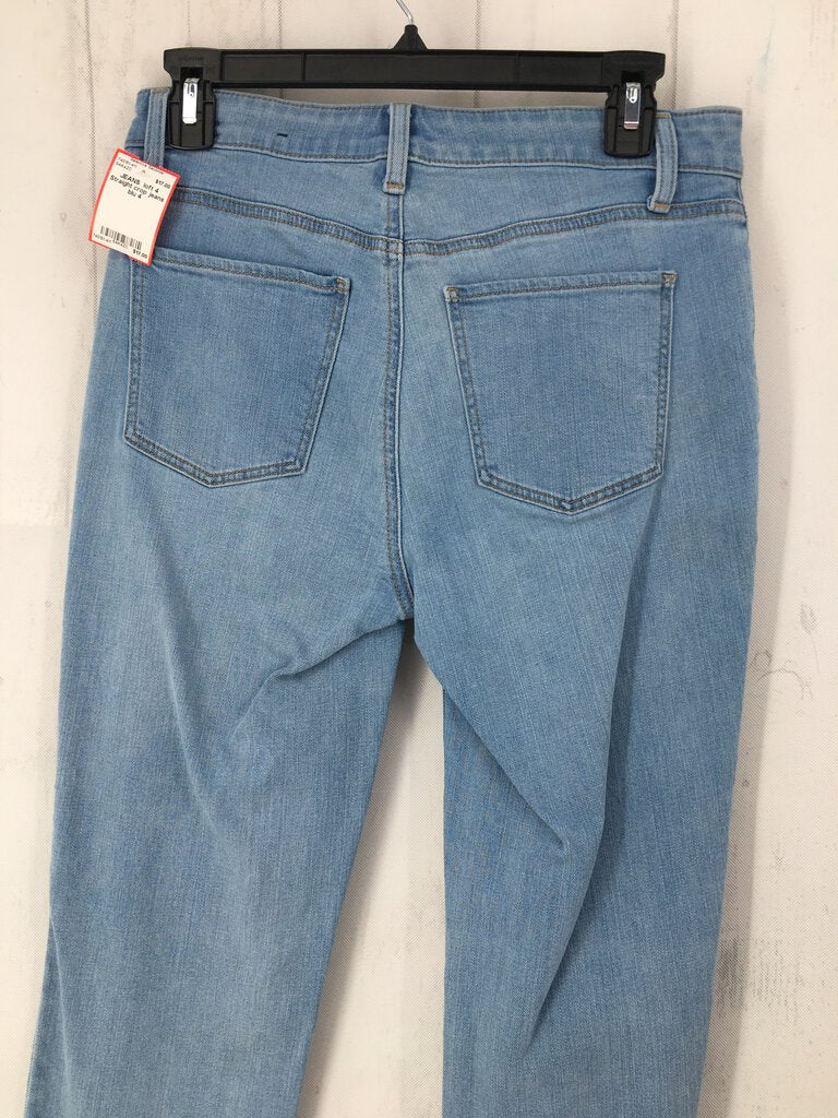 4 Straight crop jeans