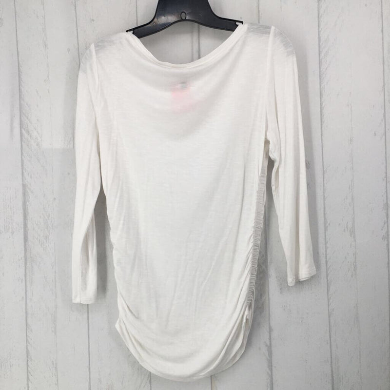 S Ruched sides l/s top