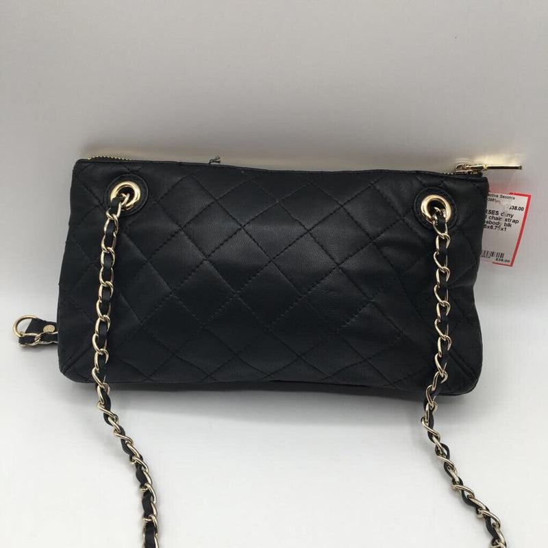 quilted chain strap crossbody