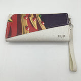 bi-fold recycle wallet/wristlet