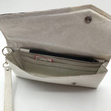 bi-fold recycle wallet/wristlet