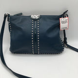 studded zip top crossbody