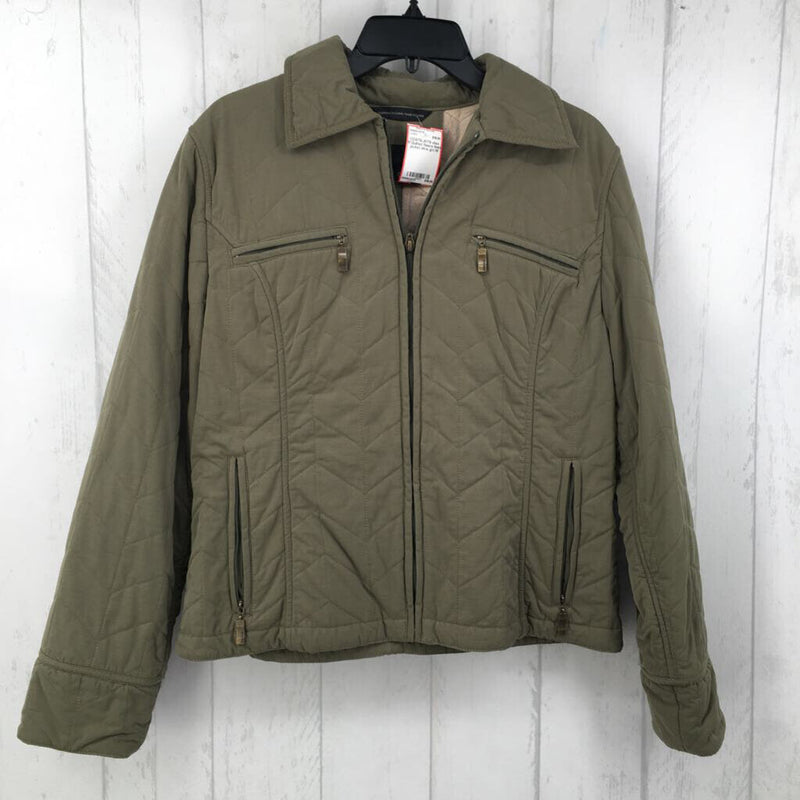 M Quilted fleece lined jacket