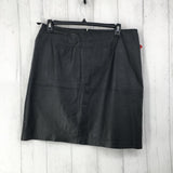 16 Genuine leather skirt