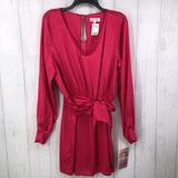 XL Tied waist l/s dress