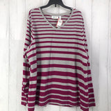 XL Striped l/s top