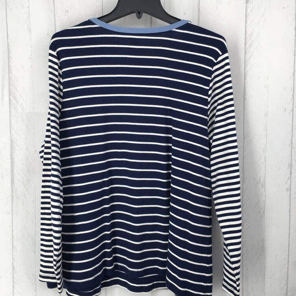 1X Striped l/s top