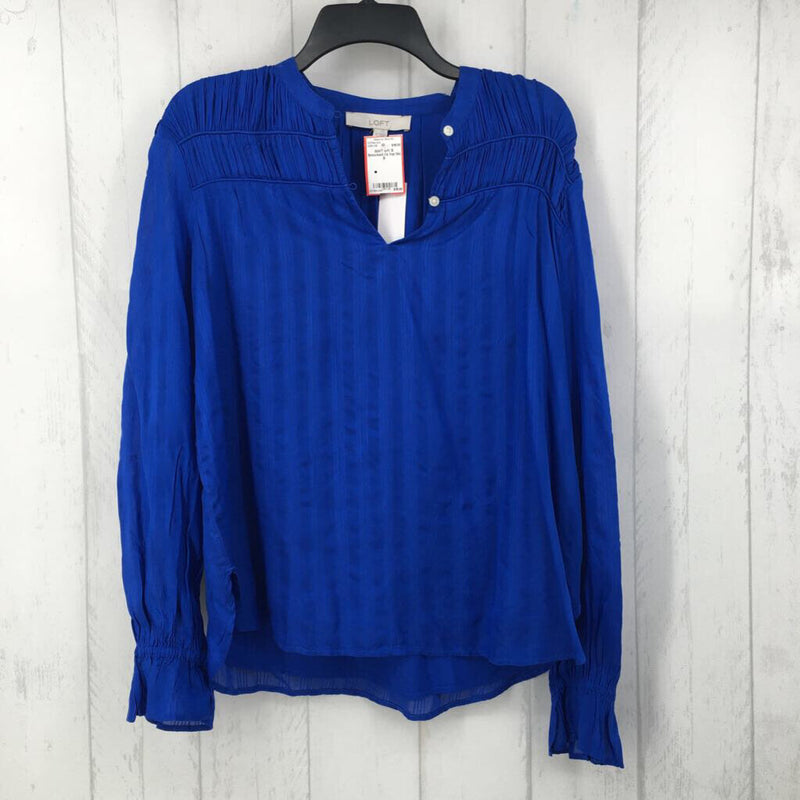 S Smocked l/s top