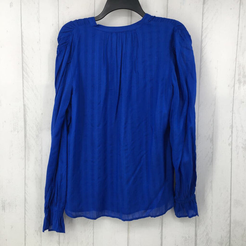 S Smocked l/s top