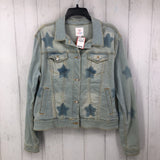 XL Star pattern jean jacket