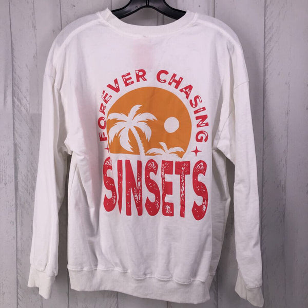 L Sunsets crewneck sweatshirt