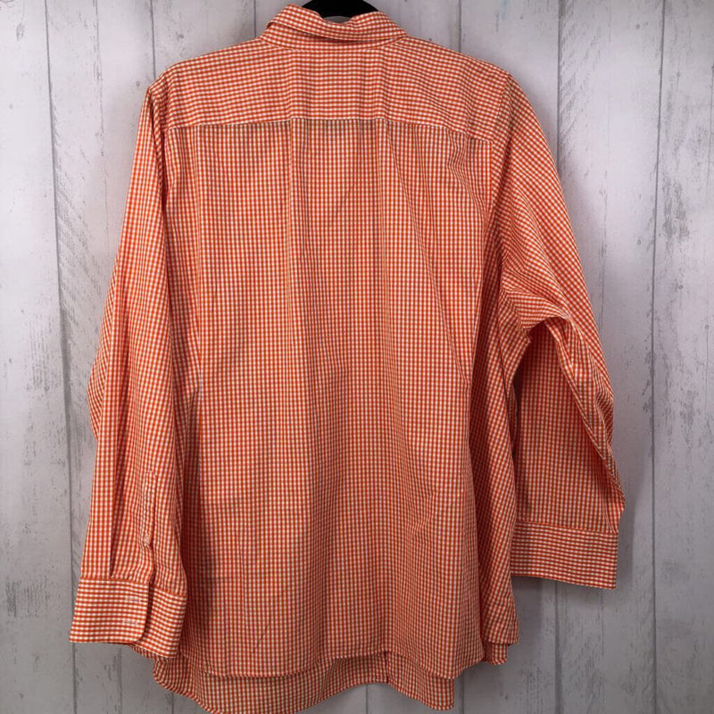 26w l/s check button down shirt