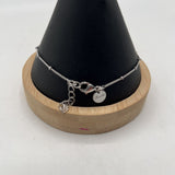 Baby ball anklet-silver