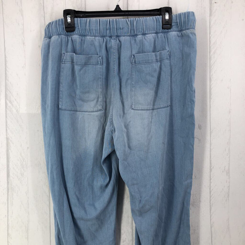 L Denim joggers