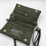 bi-fold wallet/crossbody/wristlet