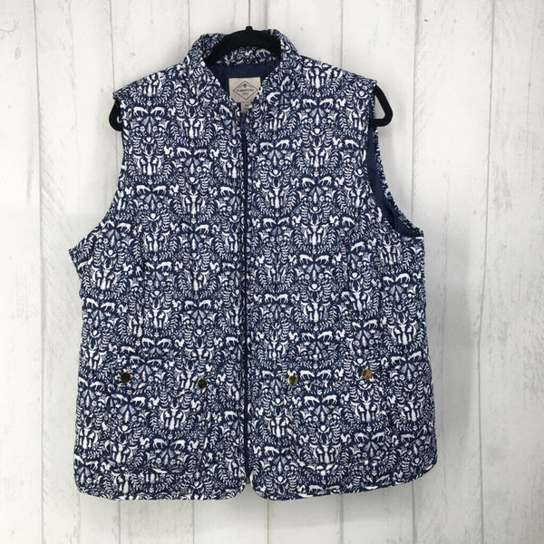 1X Printed quilted vest