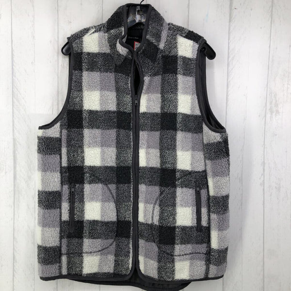 L Plaid vest