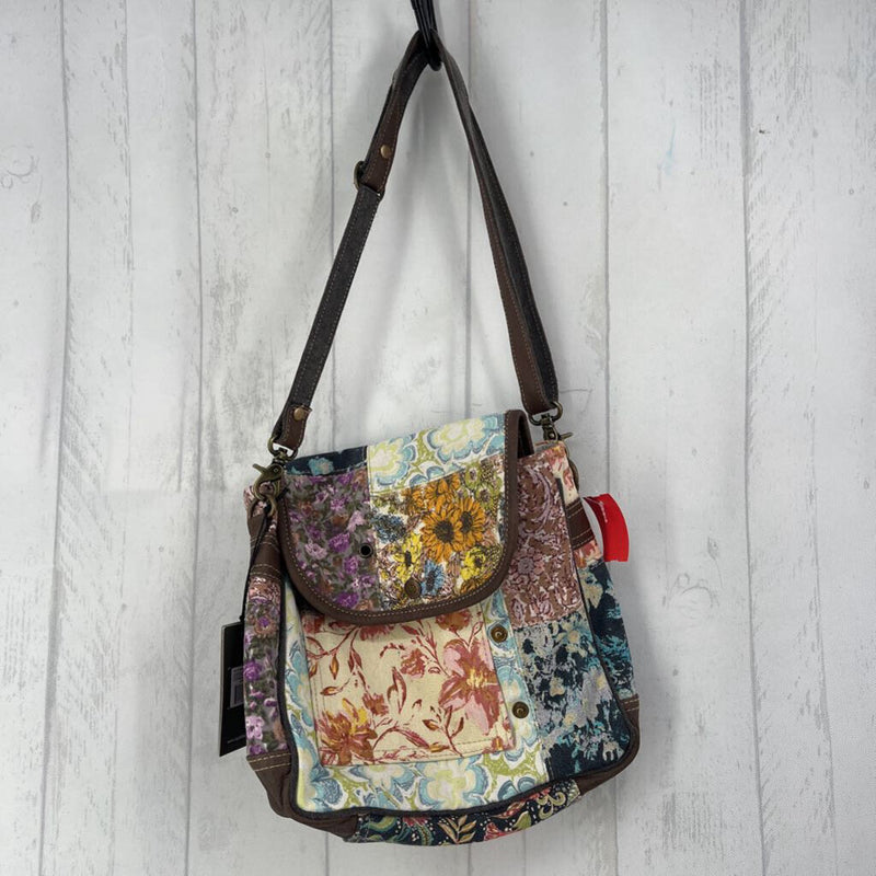 floral flap crossbody