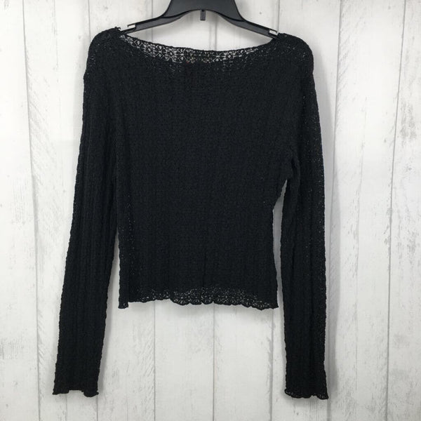 L Lace l/s top