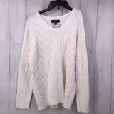 XL Cable knit v-neck sweater