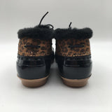 7.5 animal print duck boots