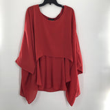 XL s/s layer scoop neck top