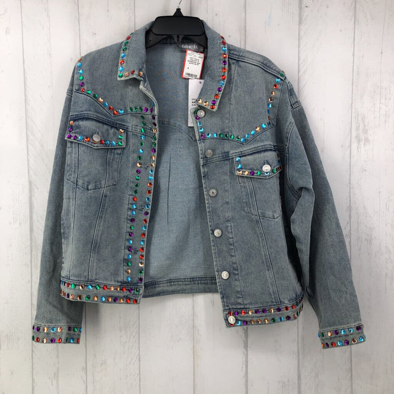 M Embelished jean jacket