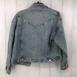 M Embelished jean jacket