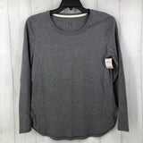 M l/s crew neck top