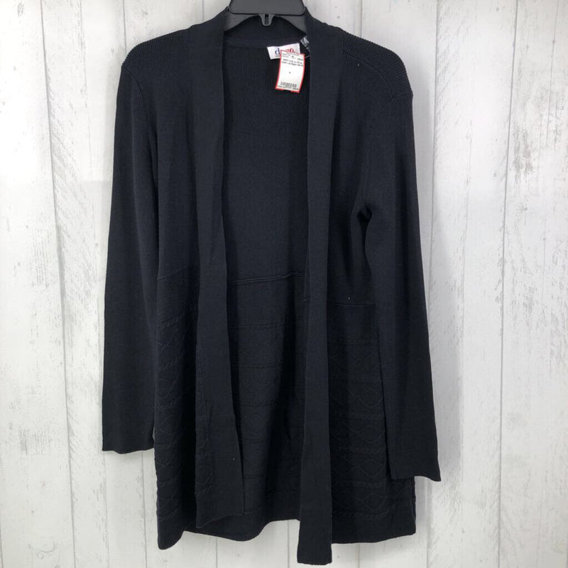 M l/s open cardigan