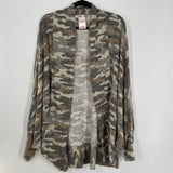 2XL Camo print cardigan