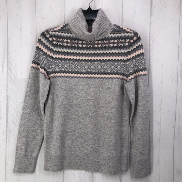 XS Fair isle print t-neck sweater