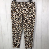 2(L) Animal print pants