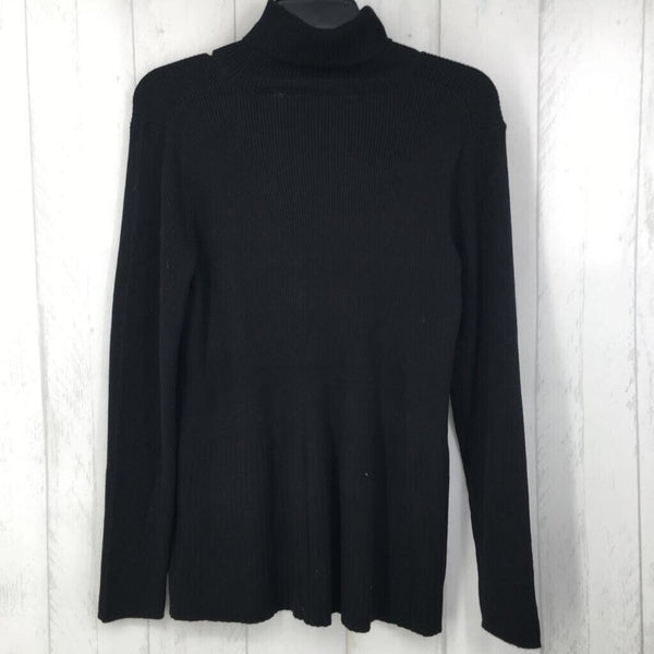 S Ribbed t-neck sweater