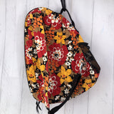 floral tennis backpack