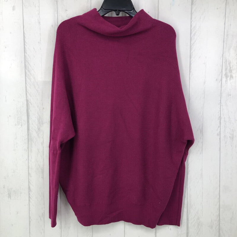 M/L Ribbed dolman slv sweater