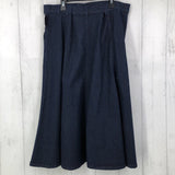 16 A-line denim skirt