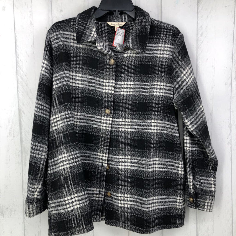 L Plaid shacket