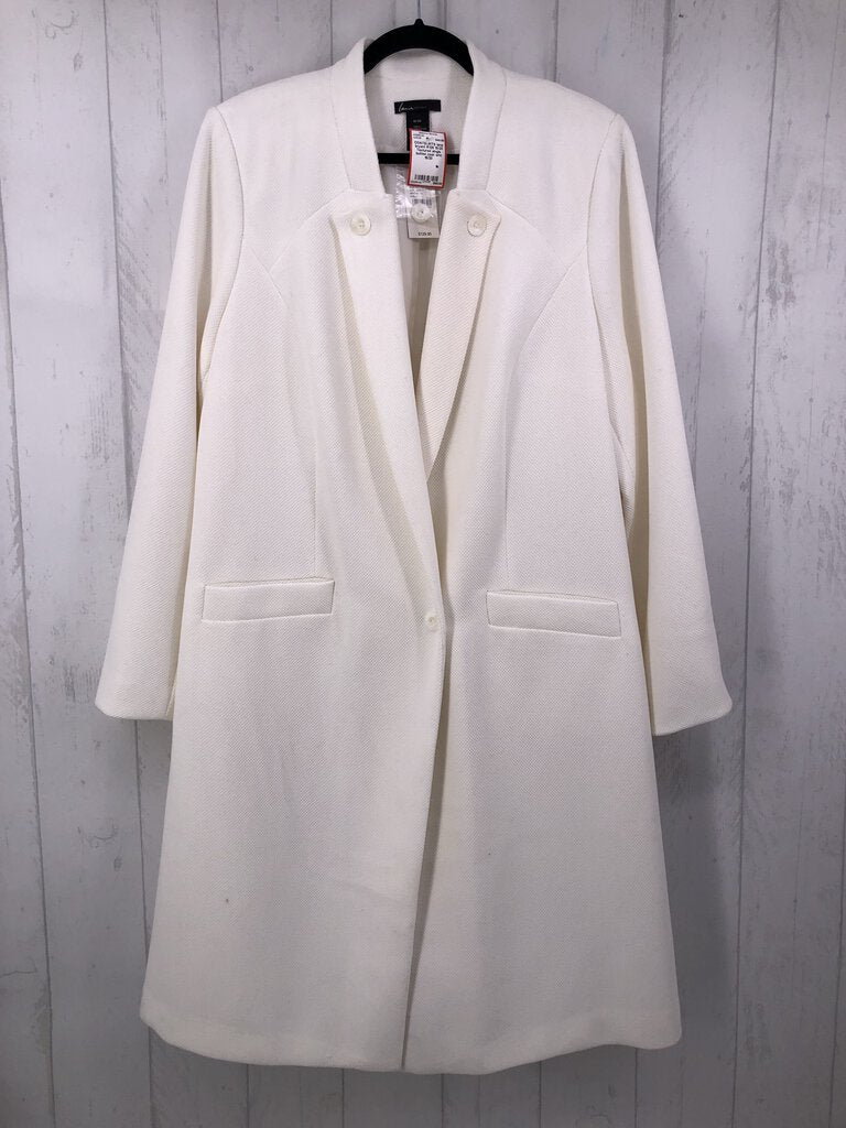 R129 18/20 Textured single button coat