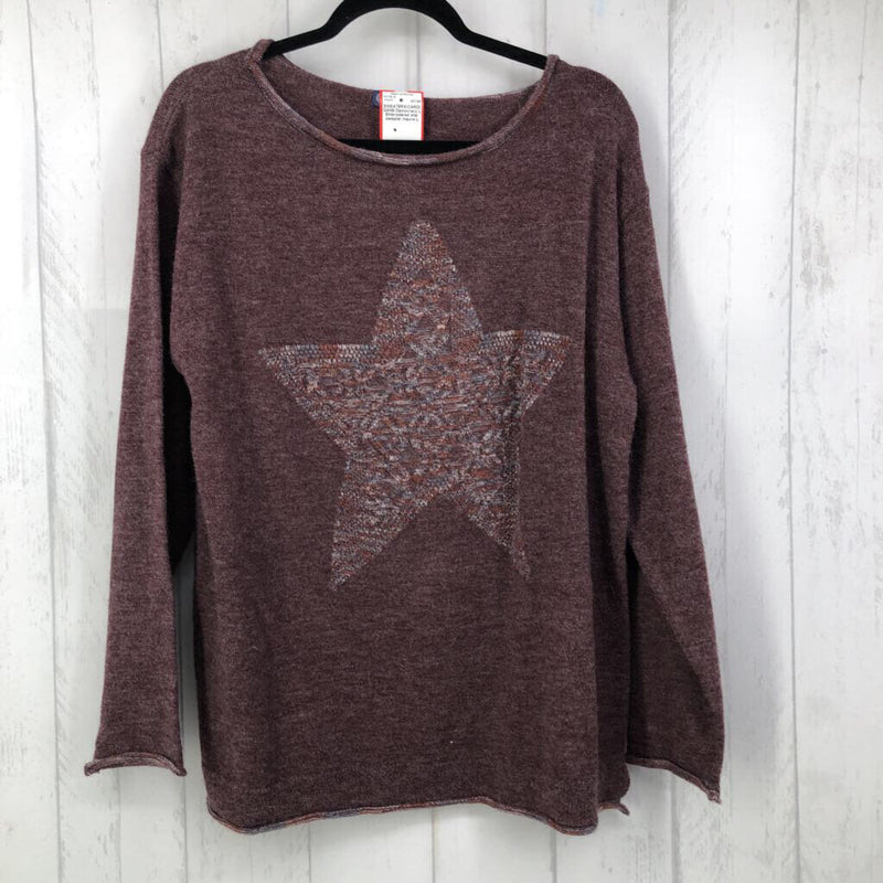 L Embroidered star sweater