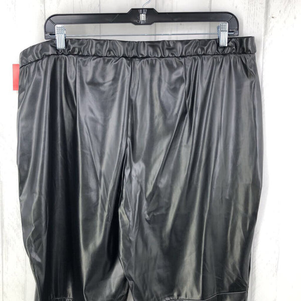 2X Faux leather pants