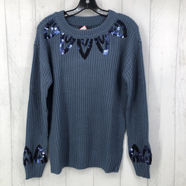 XS Sequin accent sweater