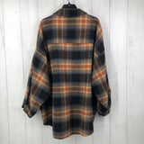 L plaid l/s shacket