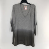 L V-neck ombre dolman slv tunic